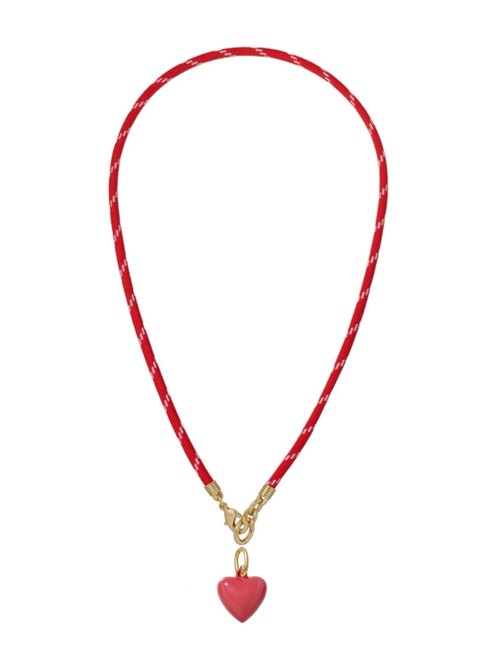 Roxanne Assoulin The Happy
Cord
Charm Necklace Red Cord
Dark Rose Heart